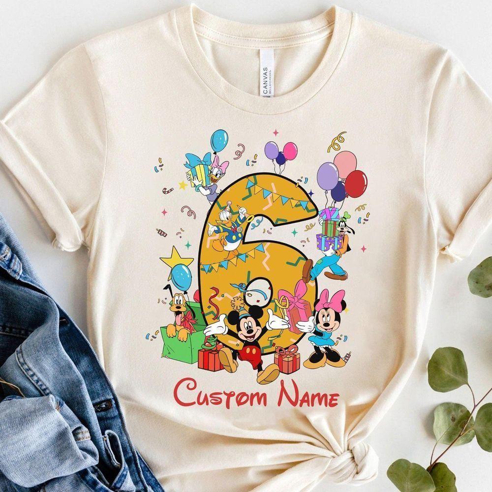 Personalized Mickey And Friends Birthday Vuitino Merch